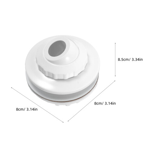 White Pool Jet Return Nozzle ABS Material for Swimming Pool Use 1