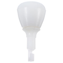 White Plastic Hook Style Cane Tips Replacement for Outdoor Canes