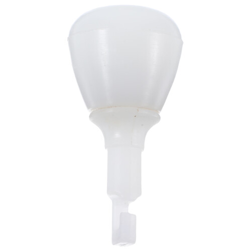 White Plastic Hook Style Cane Tips Replacement for Outdoor Canes
