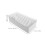 Large White Acrylic Lash Supplies Storage Container with Flip Lid 2