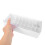 Large White Acrylic Lash Supplies Storage Container with Flip Lid 7