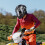 Motorcycle with Headphone Full Face Black Visor 4