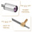 Lightweight Metal Violin Bow Screw Precision Violin Accessory 4