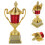 Golden Small Plastic Trophy for Student Awards and Team Prizes 6