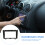 Black ABS Center Console Dashboard Cover Navigation Protector 5