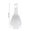White Plastic Hook Style Cane Tips Replacement for Outdoor Canes 2