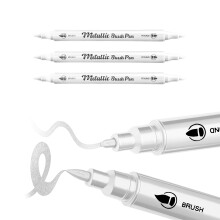 Artist Acrylic Markers With Quick Dry Formulas Ergonomic-White