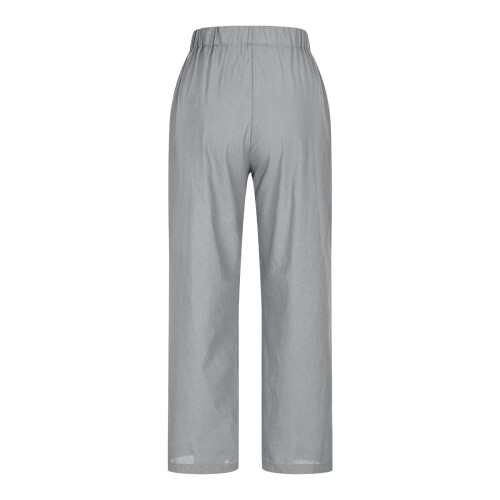 Practical Women's Polyester Cropped Trousers High-dark green L 2