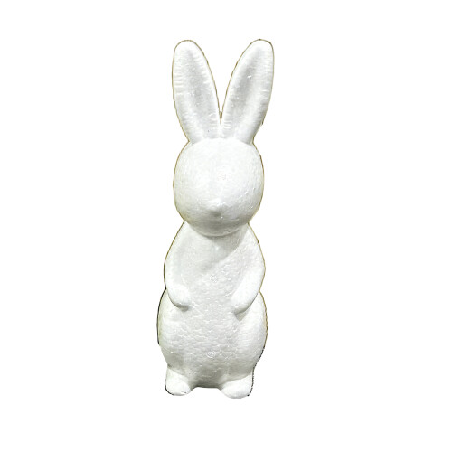 Toile de lapins en mousse faite à la main-Avec mains 38cm