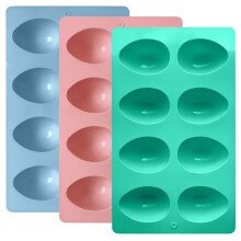 Ensemble de 3 moules à bonbons flexibles pour les fêtes, pour