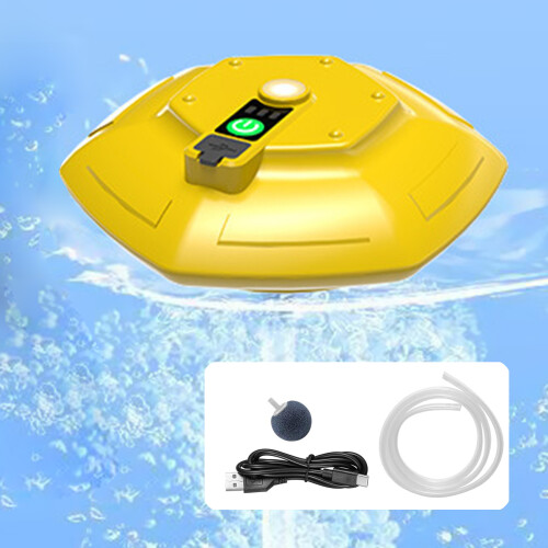 Rechargeable Silents Floating Oxygen Pump Channel Aquarium-A 1