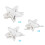 Christmas Ornament Pendants Molds Star Epoxy Casting Mold for 3