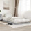 vidaXL Floor Bed Frame Grey Sonoma 90 x 190 cm Engineered Wood 1