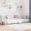 vidaXL Floor Bed Frame Sonoma 75 x 190 cm Engineered Wood 3