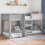 vidaXL Floor Bed Frame Sonoma 75 x 190 cm Engineered Wood 4