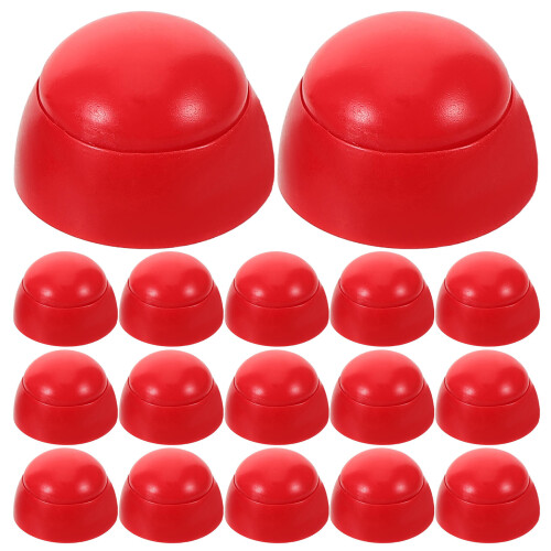 20Pcs Red Plastic Bolt Nut Caps Swing Set Hardware Safety Covers