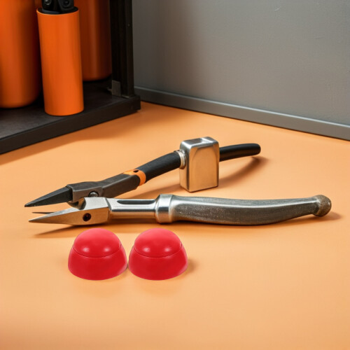 20Pcs Red Plastic Bolt Nut Caps Swing Set Hardware Safety Covers 2
