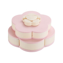 Multi Compartment Rotating Serving Tray With Phone-Pink DU