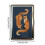 Artistic Handcrafted Nonrust Steel Credit Card Case-two foxes 4
