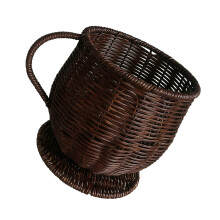 Mehrzweck-Küchenaufbewahrungskorb für Kaffeepads,-Dunkelbraun