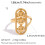 Contemporary Double Tone Loop Rings Adjustable-A18 6 2512238 4