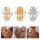 Contemporary Double Tone Loop Rings Adjustable-A18 6 2512238 6