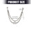 Retro Gothic Double Layer Trouser Chain Alloy Texture Body 3