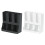 Vertical Cup Storage Rack Save Counter Space Any Room Or-Black 2