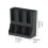 Vertical Cup Storage Rack Save Counter Space Any Room Or-Black 4