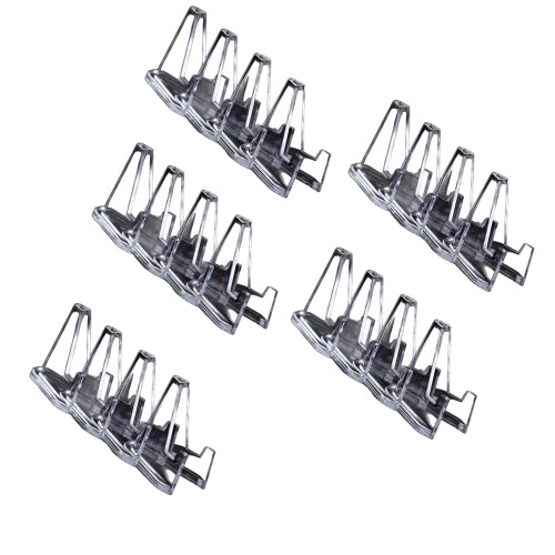 Set Of 20 Clear Plastic Display Support Stands Set Ideal For-20