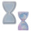 Versatile Silicone Keyring Mold Sand Timer/Drift-Hourglass. 1