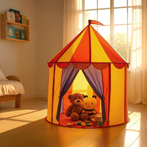 Kindercircustent - Binnen-/buitenspeelhuis