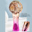 Portable Handheld Fan Portable 3 Speed Adjustable-rose red 7