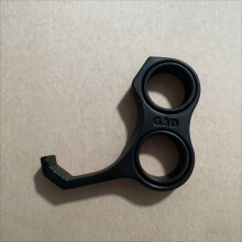 (8*7.8*1.5cm, 黑色) Ergonomic integrated design of mobile phone grip, multifunctional glass handle, and stress relief tool
