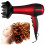 Travel 1200W Hair Dryer Folding Handle Red 6