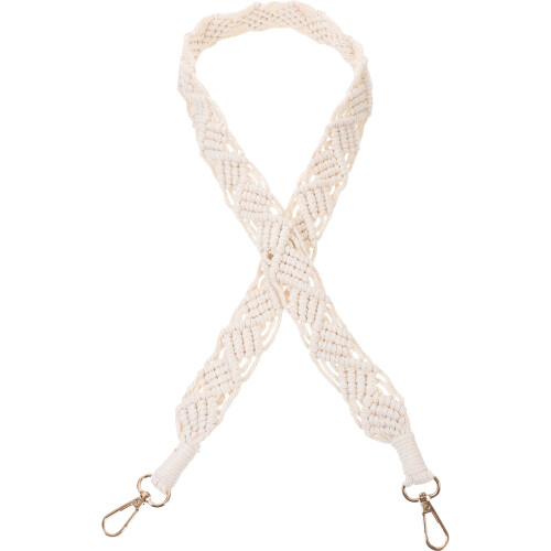 Comfortabele Beige Camera Sling Met Anti-Val Bescherming
