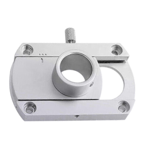 (Silver) Hole 20mm Sme Conversion Arm Phono Arm Base For Vinyl Record Player New-AM 1
