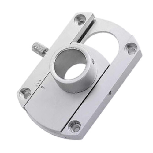 (Silver) Hole 20mm Sme Conversion Arm Phono Arm Base For Vinyl Record Player New-AM 2
