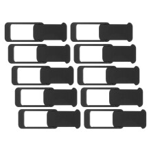 10St Slim Zwart Webcam Cover Laptop Privacy ABS Camera Bescherming