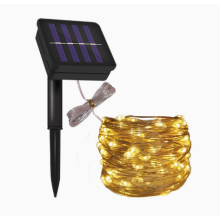 Solar Copper Wire String Lights IP65 Waterproof 8 Flash Modes Home Use for Patio Garden Christmas Balcony Decoration