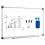 Magnetisch whiteboard met uitneembare lade, 50 x 35 cm 5