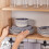 Karaca Old Town 24-Piece Stoneware Dinner Set for 6 People, Blue 18