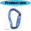 Ergonomic Auto Locking Carabiner for Secure and-Gray Red Head 4