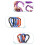 Ergonomic Auto Locking Carabiner for Secure and-Gray Red Head 6