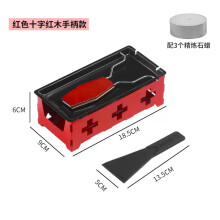 (Red wooden handle) Mini Non-Stick Cheese Grill Pan