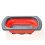 (Red Pull Rod) Collapsible Silicone Strainer Set: Foldable Kitchen Basket for Easy Storage 1