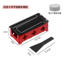 (Red steel handle) Mini Non-Stick Cheese Grill Pan