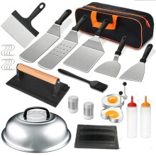 (25-Piece Set) 25-Piece Stainless Steel BBQ Tool Set