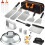 (17-piece set) Stainless Steel BBQ Tool Set with Griddle Spatula 1