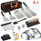 (18-piece set) Stainless Steel BBQ Tool Set with Griddle Spatula 1